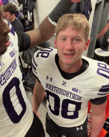 College Football Wildcats GIF by Northwestern Athletics