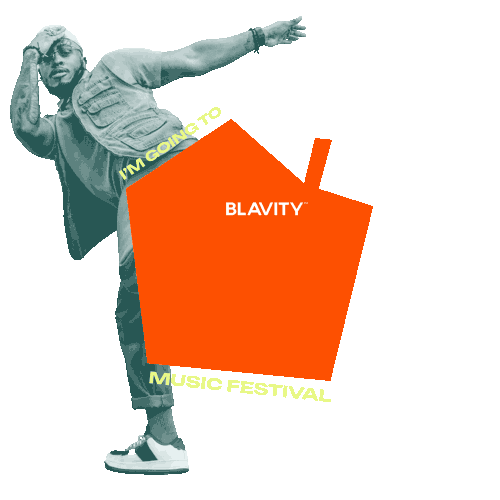 Music Festival Dancing Sticker by Blavity