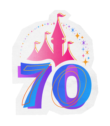 Disneyland Castle Sticker by Disney Parks