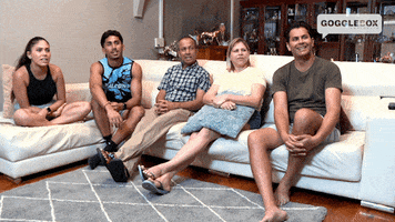 Family Laughing GIF by Gogglebox Australia