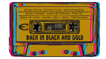 Homecoming Stingersup Sticker by Emporia State University