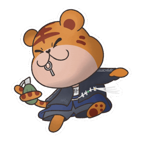 Tiger Singapore Sticker