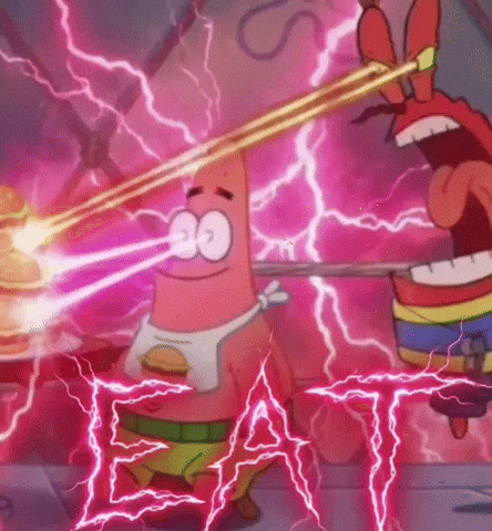 Eat Patrick Star GIF
