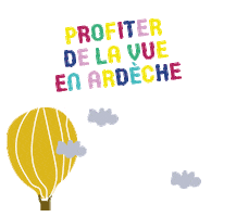 Ballon Ardeche Sticker by Département de l'Ardèche