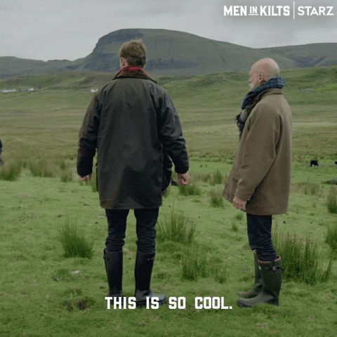 So Cool Reaction GIF by Men in Kilts: A Roadtrip with Sam and Graham