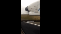 Crash Landing at Amsterdam Airport Captured on Video From Inside Plane