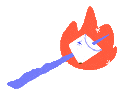Marshmallow Sticker