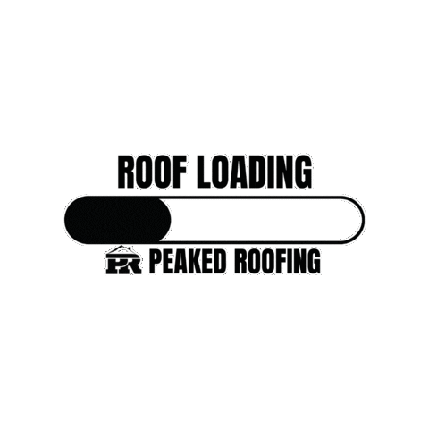 Loading Roof Sticker by Peaked Roofing