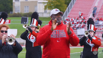 Marching Band Football GIF by University of Central Missouri