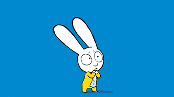 Confused Little Brother GIF by Simon Super Rabbit