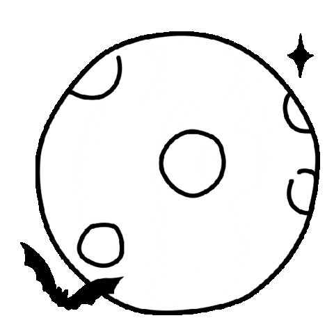 La Luna Halloween Sticker by ThePureApp