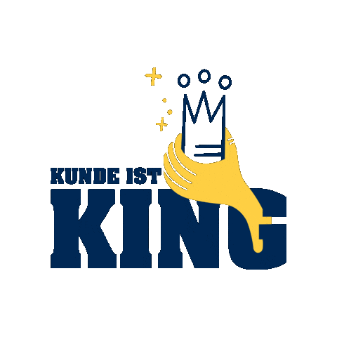 Kundeistkönig Sticker by Elmer Gruppe
