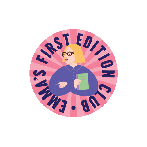 Firstedition Sticker by Books Are Magic
