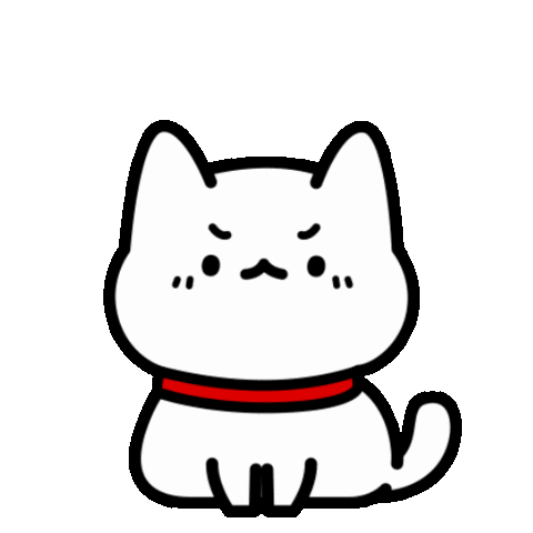 Shout Loud White Cat Sticker by Lord Tofu Animation