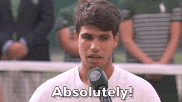 Carlos Alcaraz GIF by Wimbledon