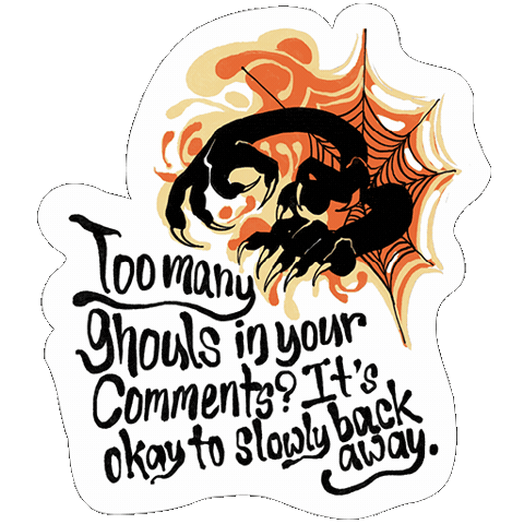 Halloween Pressfreedom Sticker by Freedom of the Press Foundation