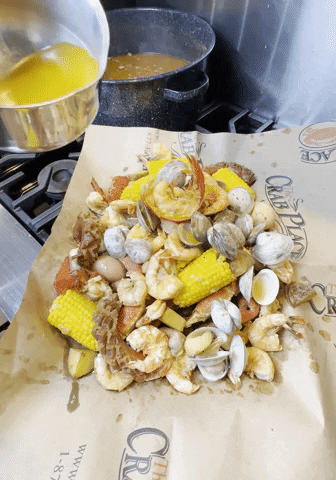 Corn Shrimp GIF by The Crab Place