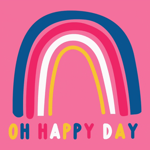 Happy Day Rainbow GIF