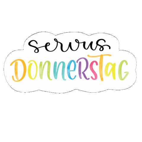 Monday Lettering Sticker