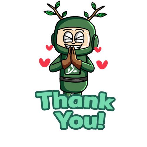 Thanks Sticker by Tanifit