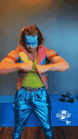 HoosierLottery excited workout wrestling hype GIF