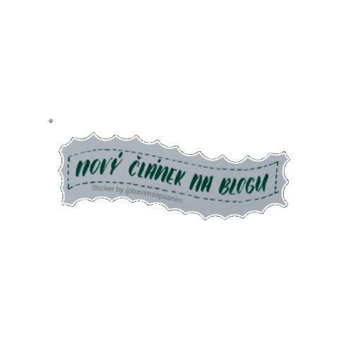 New Blog Sticker