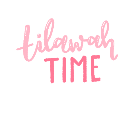Pink Time Sticker