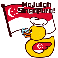 Duck Singapore Sticker by dianxiaoer