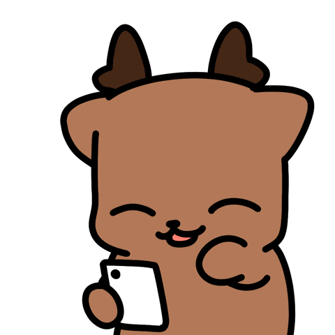 Heart Reindeer GIF