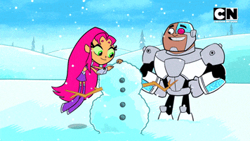 Teen Titans Go Nieve GIF by Cartoon Network EMEA