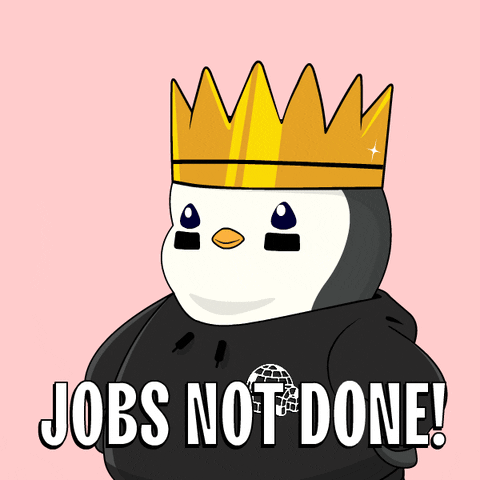 Work Penguin GIF by Pudgy Penguins