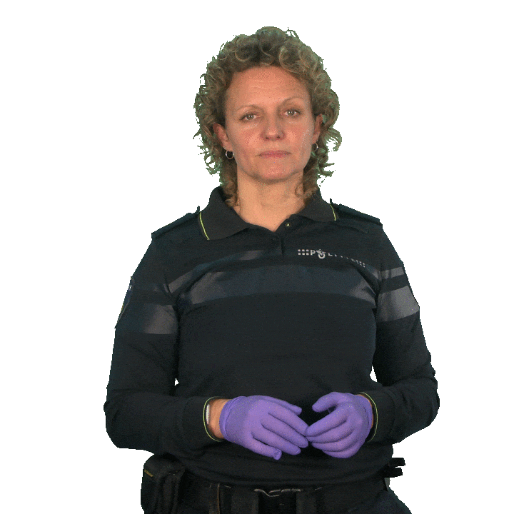 Werk Handschoenen Sticker by Politie Zeeland-West-Brabant