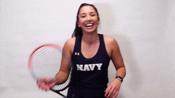 Navy Wtennis GIF by Navy Athletics