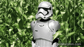 Embarrassed Star Wars GIF by Morphin