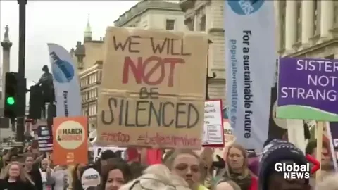 International Womens Day Protests GIF