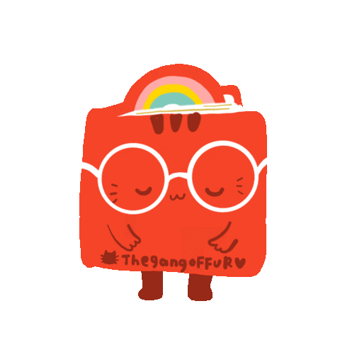 Book Read Sticker by thegangoffur