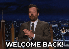 Youre Back Jimmy Fallon GIF by The Tonight Show Starring Jimmy Fallon