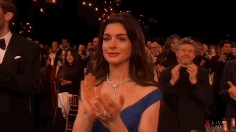Anne Hathaway Applause GIF