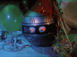 Party Christmas GIF by GerryAndersonTV