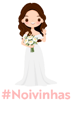 Vestido De Noiva Noivinhas Sticker by Malva Charme