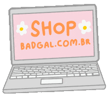Text Shop Online Sticker by Loja Bad Gal