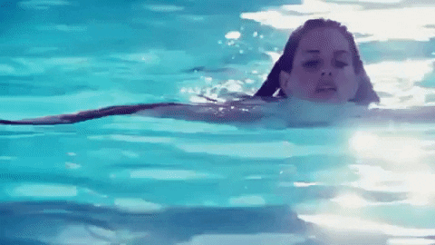 Shades Of Cool Swimming GIF by Lana Del Rey - Find & Share on GIPHY