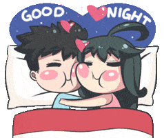 Good Night Hug GIF by Jin
