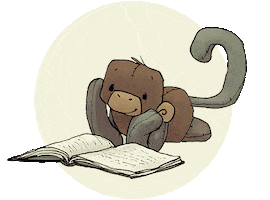 Monkey Bucher Sticker by arsedition