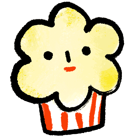 Pop Popcorn Sticker by Jaclyn