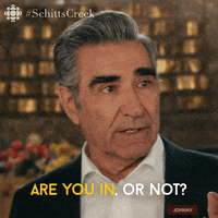 Are You In Schitts Creek GIF by CBC