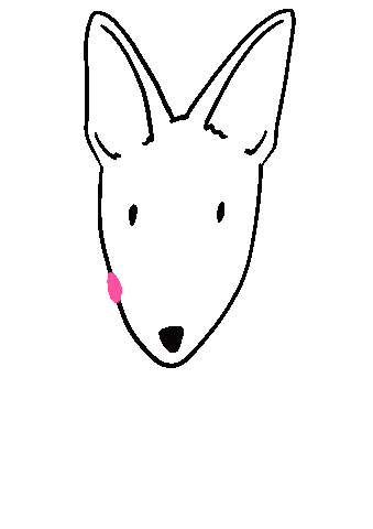 Dog Sticker by Ahoi