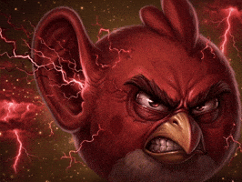 Listen Angry Bird GIF