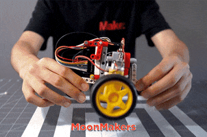MoonMakers robot lego project electronics GIF
