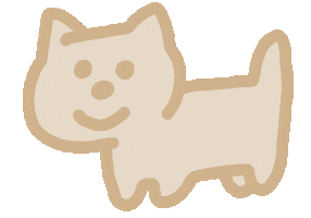 犬 いぬ Sticker